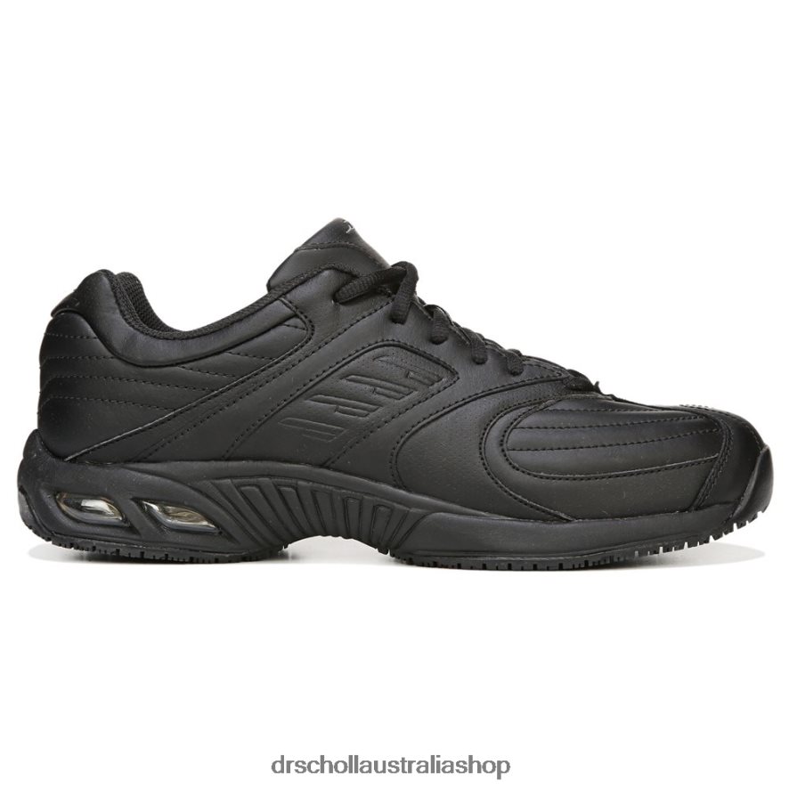 Cambridge II Slip Resistant Sneaker Unisex Dr. Scholl\'s 4Z4JXV287 Black Leather