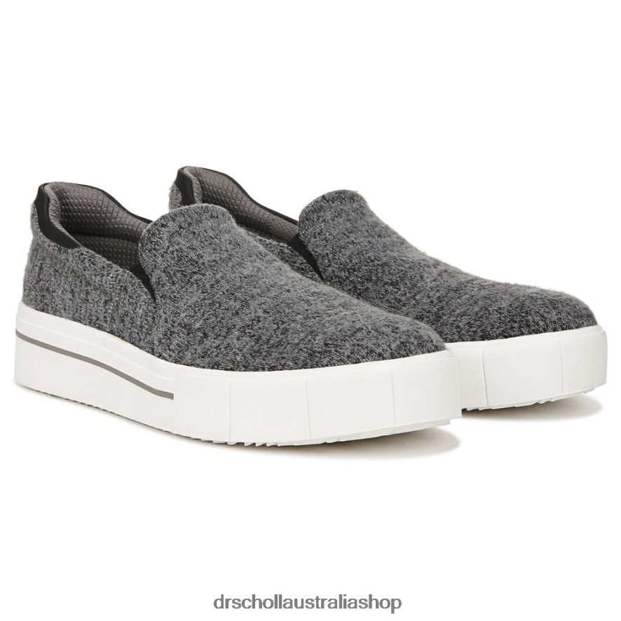 Happiness Lo Slip On Sneaker Unisex Dr. Scholl's 4Z4JXV82 Dark Grey Fabric