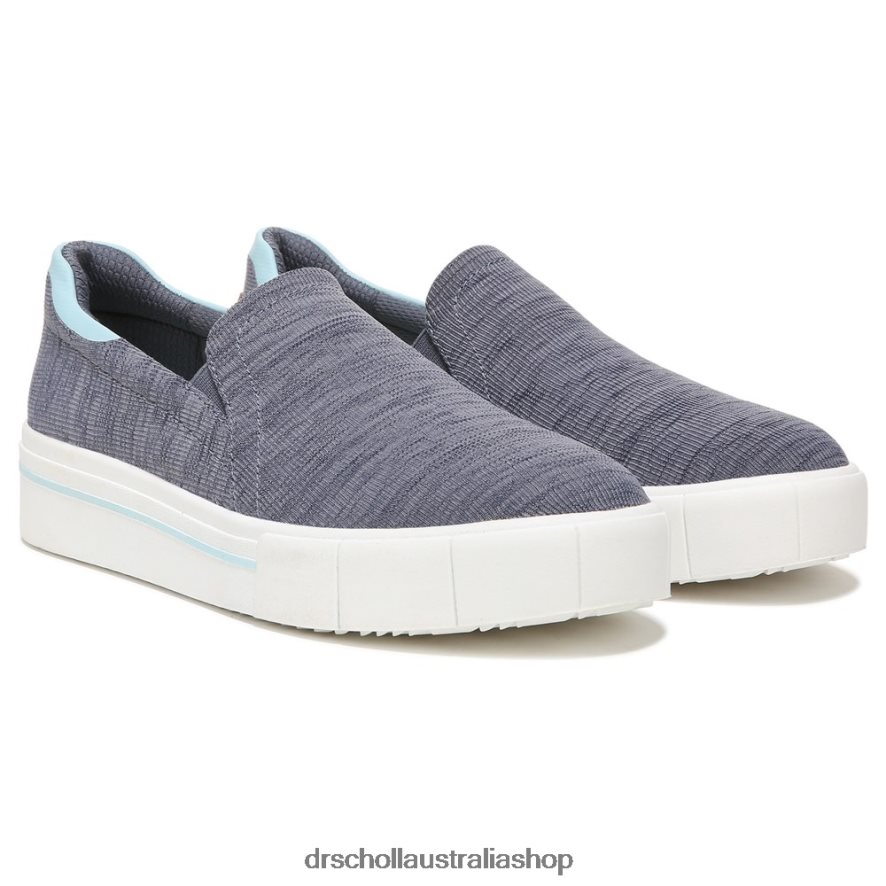 Happiness Lo Slip On Sneaker Unisex Dr. Scholl's 4Z4JXV83 Dark Blue Fabric