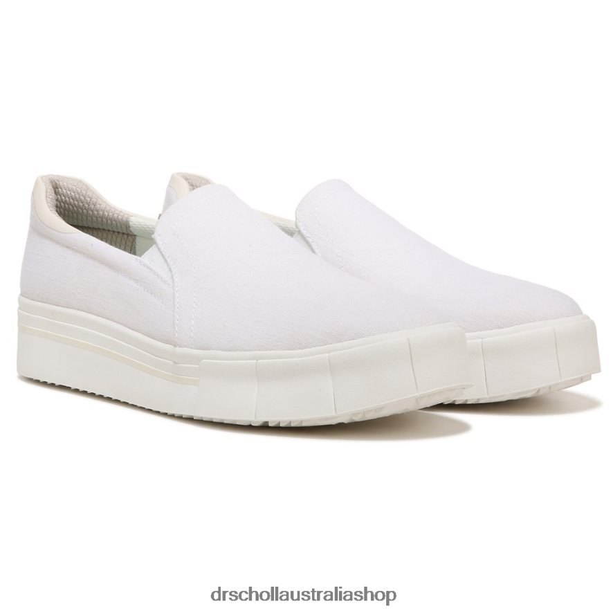 Happiness Lo Slip On Sneaker Unisex Dr. Scholl's 4Z4JXV84 White Fabric