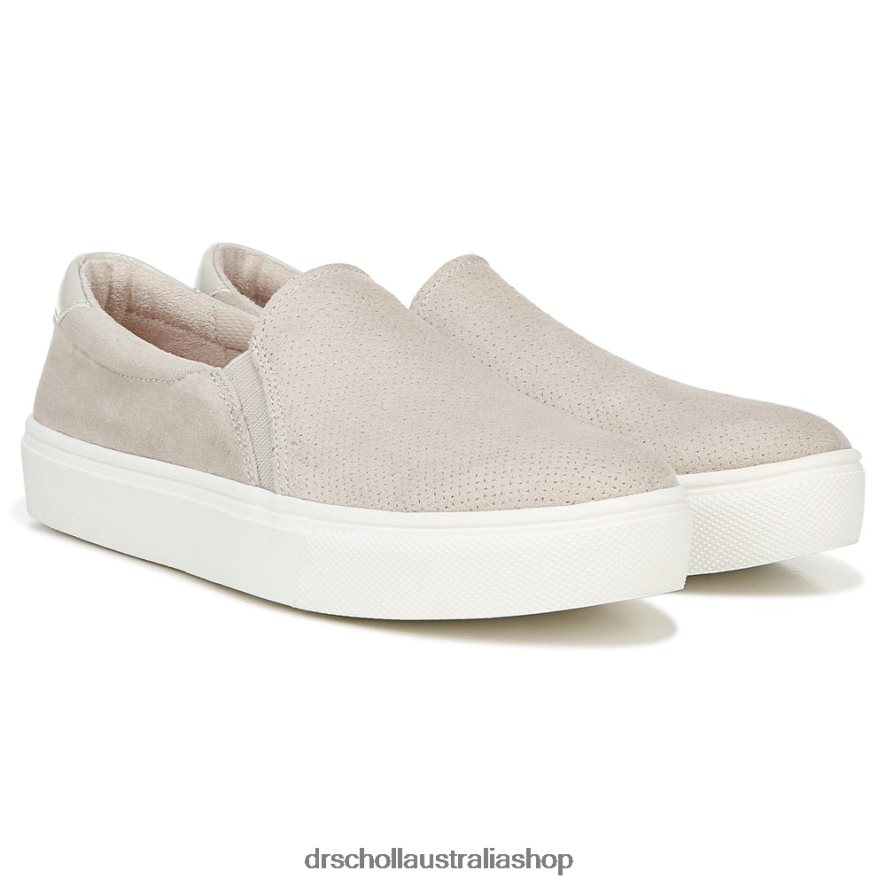 Nova Slip On Sneaker Unisex Dr. Scholl's 4Z4JXV69 Oyster Grey Microfiber Perf