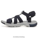 Adalia Sandal Unisex Dr. Scholl's 4Z4JXV171 Navy Fabric - Image 3