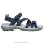 Adelle Sandal Unisex Dr. Scholl's 4Z4JXV158 Elegant Navy Suede - Image 2