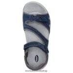 Adelle Sandal Unisex Dr. Scholl's 4Z4JXV158 Elegant Navy Suede - Image 4