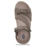 Adelle Sandal Unisex Dr. Scholl's 4Z4JXV159 Malt Taupe Suede - Image 4