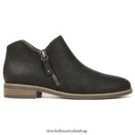 Avenue Zip Ankle Bootie Unisex Dr. Scholl's 4Z4JXV98 Black Leather - Image 2