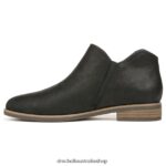 Avenue Zip Ankle Bootie Unisex Dr. Scholl's 4Z4JXV98 Black Leather - Image 3