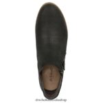 Avenue Zip Ankle Bootie Unisex Dr. Scholl's 4Z4JXV98 Black Leather - Image 4