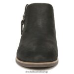 Avenue Zip Ankle Bootie Unisex Dr. Scholl's 4Z4JXV98 Black Leather - Image 5