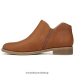 Avenue Zip Ankle Bootie Unisex Dr. Scholl's 4Z4JXV99 Brown Leather - Image 3