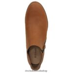 Avenue Zip Ankle Bootie Unisex Dr. Scholl's 4Z4JXV99 Brown Leather - Image 4