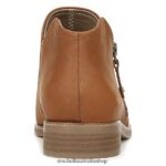 Avenue Zip Ankle Bootie Unisex Dr. Scholl's 4Z4JXV99 Brown Leather - Image 6