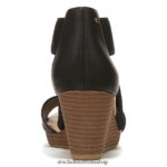 Barton Band Wedge Sandal Unisex Dr. Scholl's 4Z4JXV228 Black - Image 6