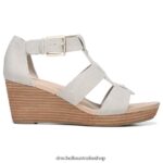 Barton Wedge Sandal Unisex Dr. Scholl's 4Z4JXV163 Grey Snake Print - Image 2