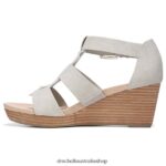 Barton Wedge Sandal Unisex Dr. Scholl's 4Z4JXV163 Grey Snake Print - Image 3