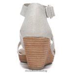 Barton Wedge Sandal Unisex Dr. Scholl's 4Z4JXV163 Grey Snake Print - Image 6