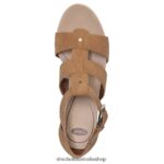 Barton Wedge Sandal Unisex Dr. Scholl's 4Z4JXV164 Saddle Snake Print - Image 4