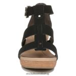 Barton Wedge Sandal Unisex Dr. Scholl's 4Z4JXV165 Black Snake Print - Image 5