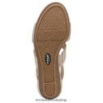 Barton Wedge Sandal Unisex Dr. Scholl's 4Z4JXV166 Gold Synthetic - Image 7