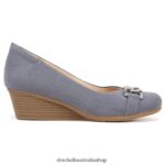 Be Adorned Wedge Unisex Dr. Scholl's 4Z4JXV94 Blue Fabric - Image 2