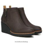 Bianca Wedge Bootie Unisex Dr. Scholl's 4Z4JXV129 Brown