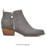Brianna Bootie Unisex Dr. Scholl's 4Z4JXV136 Dark Shadow Grey Microfiber - Image 2