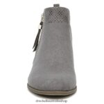 Brianna Bootie Unisex Dr. Scholl's 4Z4JXV136 Dark Shadow Grey Microfiber - Image 5