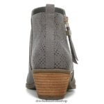 Brianna Bootie Unisex Dr. Scholl's 4Z4JXV136 Dark Shadow Grey Microfiber - Image 6