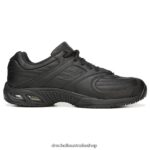 Cambridge II Slip Resistant Sneaker Unisex Dr. Scholl's 4Z4JXV287 Black Leather - Image 2