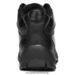 Charge Slip Resistant Work Boot Unisex Dr. Scholl's 4Z4JXV294 Black Leather - Image 6