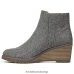 Chloe Ankle Bootie Unisex Dr. Scholl's 4Z4JXV109 Grey Fabric - Image 3