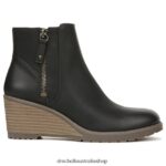 Chloe Ankle Bootie Unisex Dr. Scholl's 4Z4JXV111 Black Synthetic - Image 2
