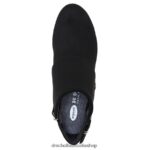 Create Wedge Bootie Unisex Dr. Scholl's 4Z4JXV125 Black Microfiber - Image 4
