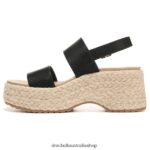 Delaney Wedge Sandal Unisex Dr. Scholl's 4Z4JXV235 Black - Image 3