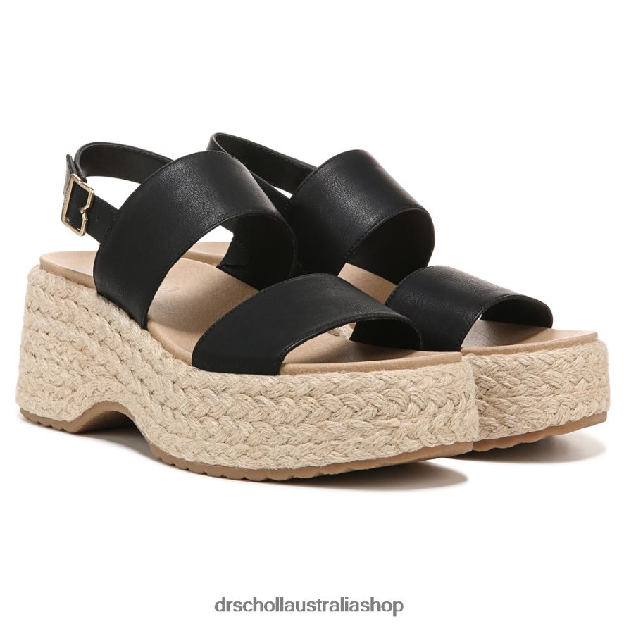 delaney_wedge_sandal_unisex_dr_scholls_4z4jxv235_black.jpg Delaney Wedge Sandal Unisex Dr. Scholl's 4Z4JXV235 Black - Image 1