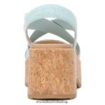 Dottie Strappy Wedge Sandal Unisex Dr. Scholl's 4Z4JXV202 Blue - Image 6