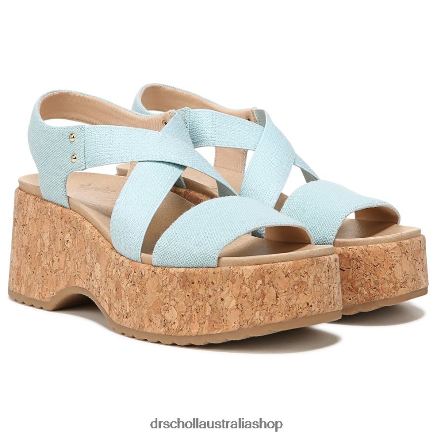 dottie_strappy_wedge_sandal_unisex_dr_scholls_4z4jxv202_blue.jpg Dottie Strappy Wedge Sandal Unisex Dr. Scholl's 4Z4JXV202 Blue - Image 1