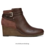 Double Wedge Bootie Unisex Dr. Scholl's 4Z4JXV127 Copper Brown - Image 2