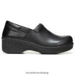 Dynamo Slip Resistant Clog Unisex Dr. Scholl's 4Z4JXV153 Black Leather - Image 2