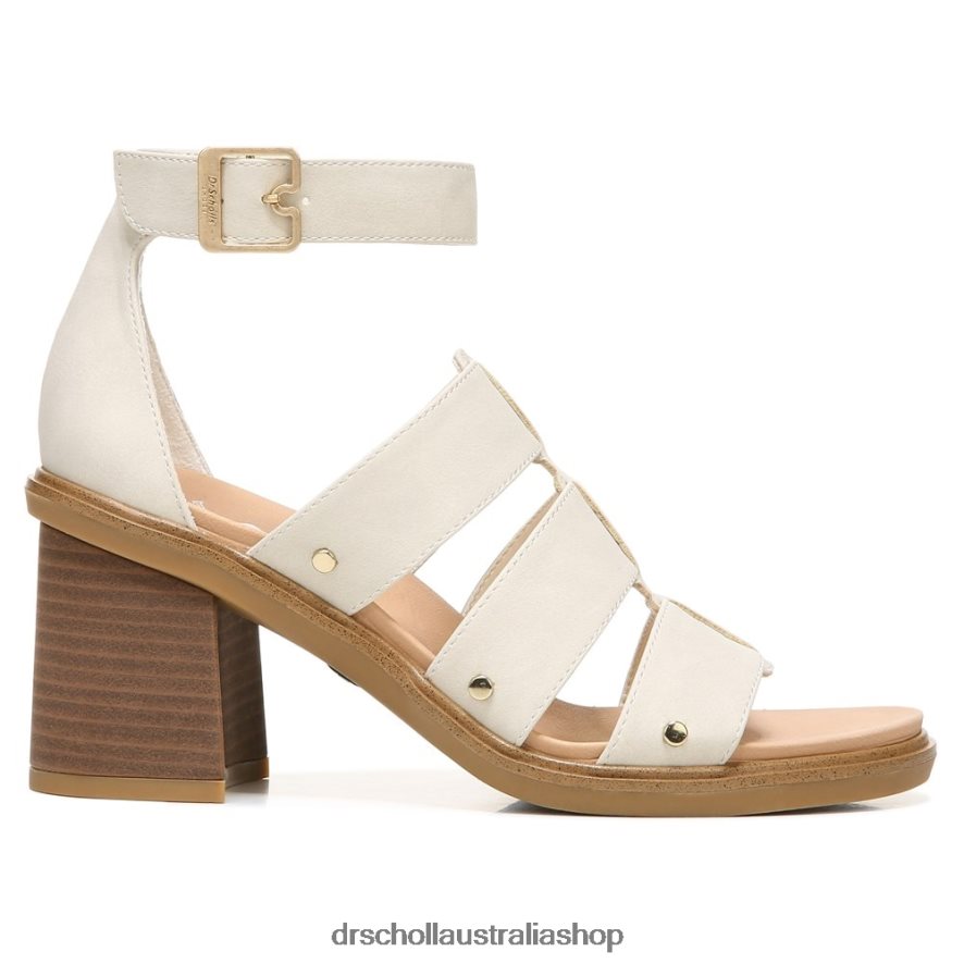 Eleanor Block Heel Sandal Unisex Dr. Scholl's 4Z4JXV245 Tofu White Synthetic - Image 2