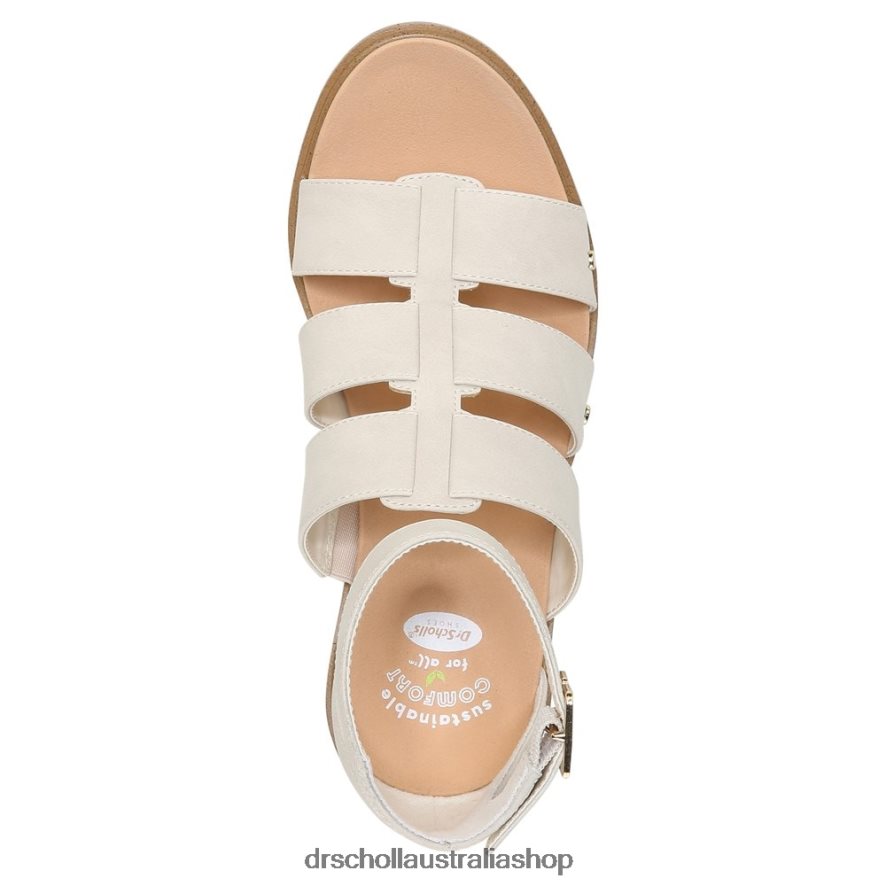 Eleanor Block Heel Sandal Unisex Dr. Scholl's 4Z4JXV245 Tofu White Synthetic - Image 4