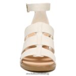 Eleanor Block Heel Sandal Unisex Dr. Scholl's 4Z4JXV245 Tofu White Synthetic - Image 5