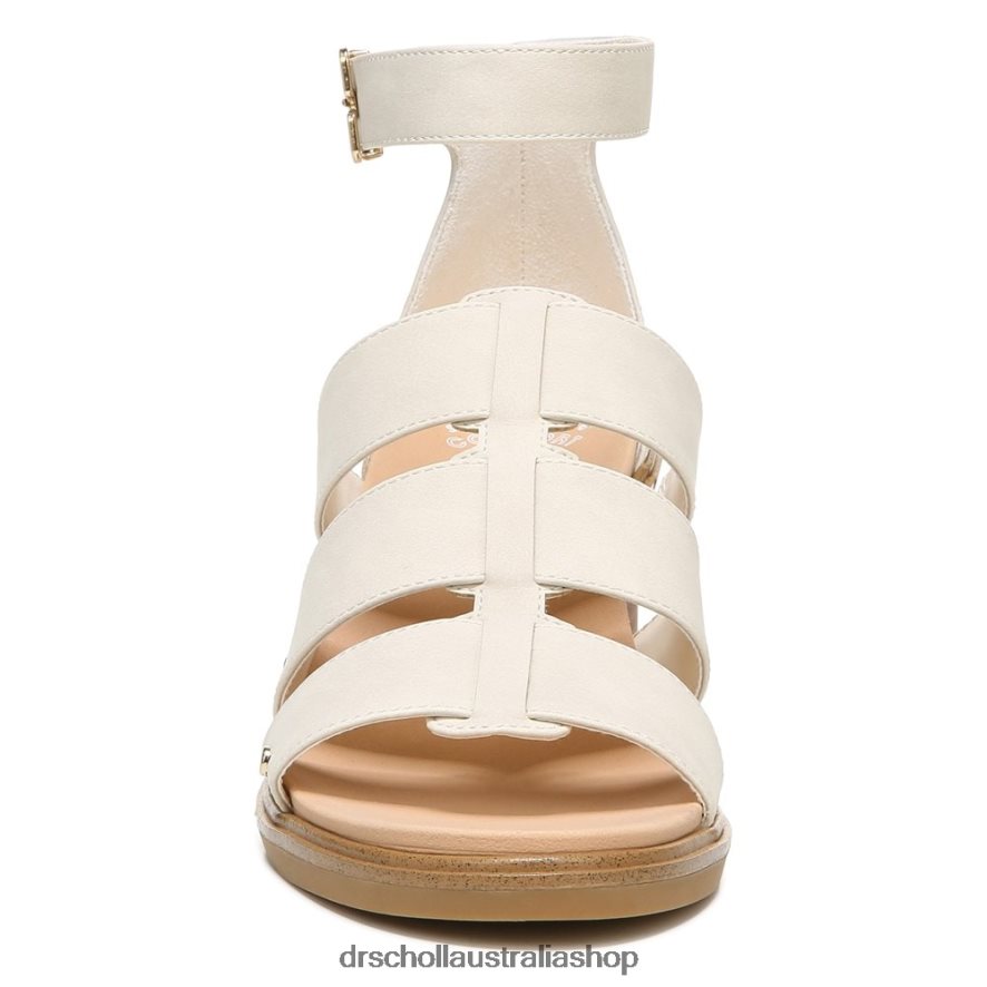 Eleanor Block Heel Sandal Unisex Dr. Scholl's 4Z4JXV245 Tofu White Synthetic - Image 5