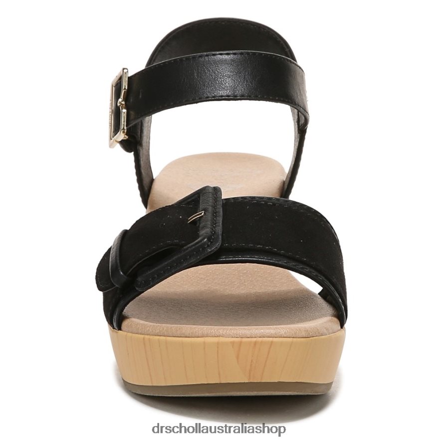 Felicity Too Block Heel Sandal Unisex Dr. Scholl's 4Z4JXV160 Black Synthetic - Image 5