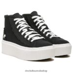 For Now Hi Top Platform Sneaker Unisex Dr. Scholl's 4Z4JXV225 Black Fabric