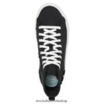 For Now Hi Top Platform Sneaker Unisex Dr. Scholl's 4Z4JXV225 Black Fabric - Image 4