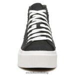 For Now Hi Top Platform Sneaker Unisex Dr. Scholl's 4Z4JXV225 Black Fabric - Image 5