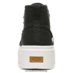 For Now Hi Top Platform Sneaker Unisex Dr. Scholl's 4Z4JXV225 Black Fabric - Image 6