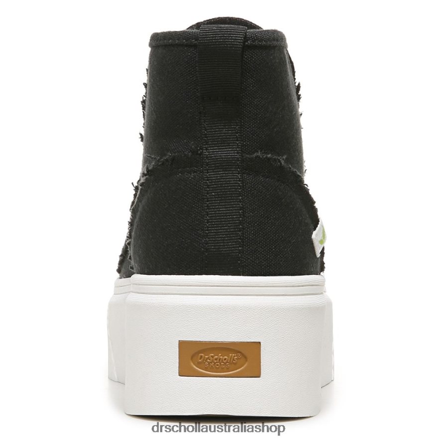 For Now Hi Top Platform Sneaker Unisex Dr. Scholl's 4Z4JXV225 Black Fabric - Image 6