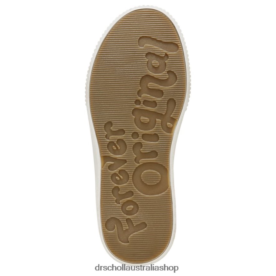 For Now Hi Top Platform Sneaker Unisex Dr. Scholl's 4Z4JXV226 White Fabric - Image 7